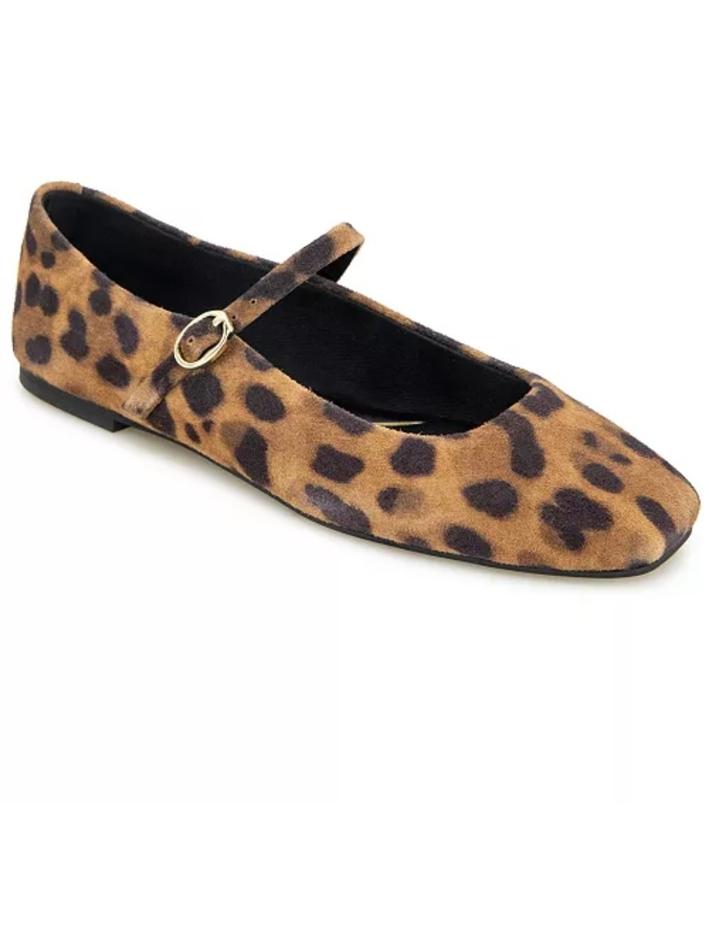 Kenneth Cole Kids Leopard Print Mary Jane Flats - 7 1/2
